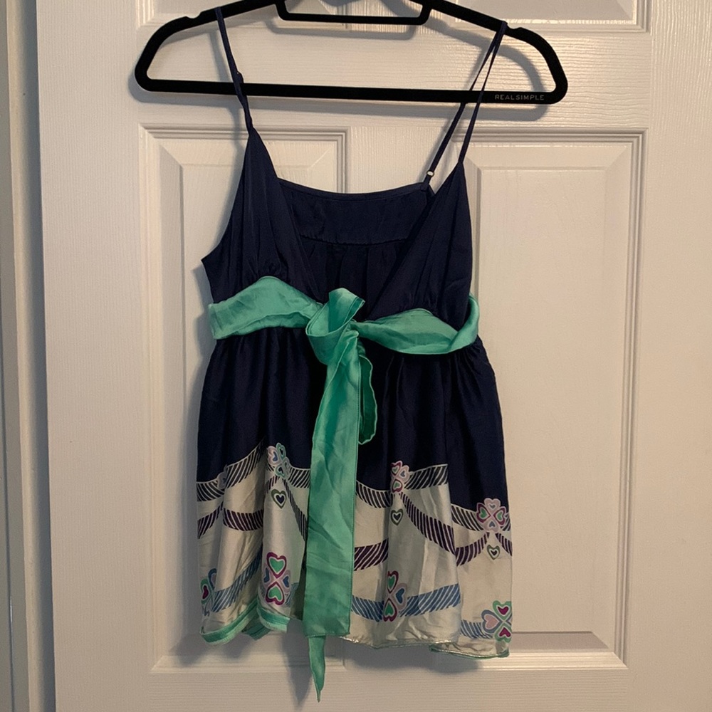 Silk tank top